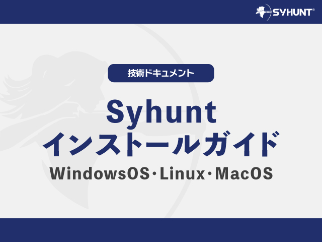 Syhunt基本インストールガイド